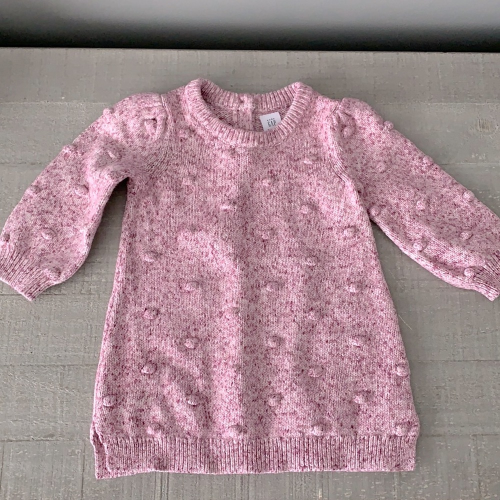 Baby Gap Dotted Sweater Dress
